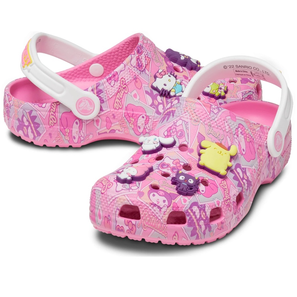 Sanrio Pink and Purple Character Clogs 5Men/7Women